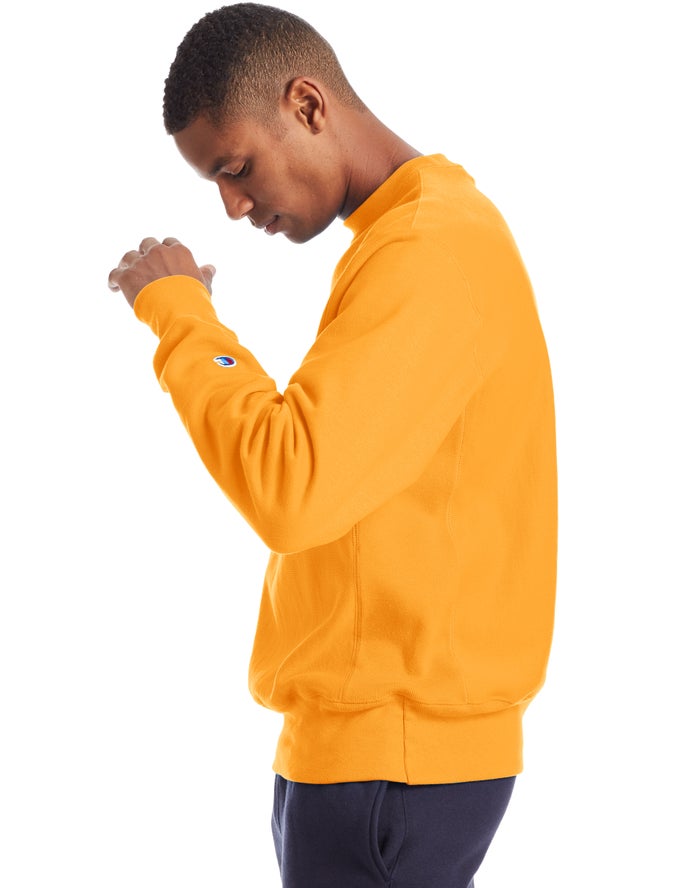 Champion sweater outlet and sweatpants yellow